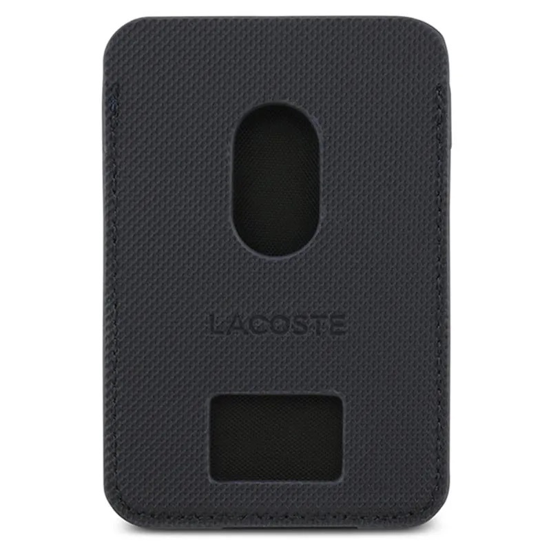 Zdjęcie do “Lacoste Petit Pique granatowy - portfel z MagSafe”.