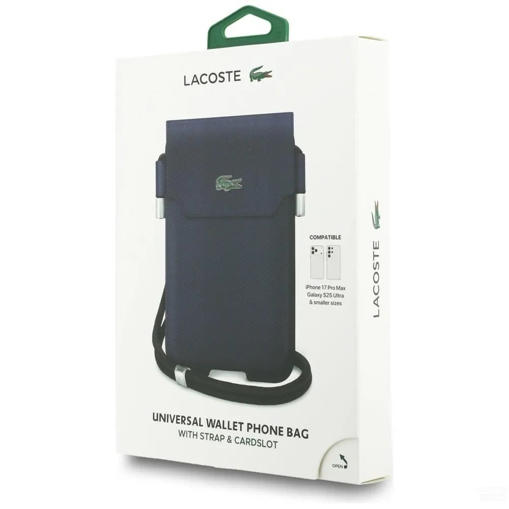 Zdjęcie do “Lacoste The Blend XL granatowy - torebka na smartfon”.