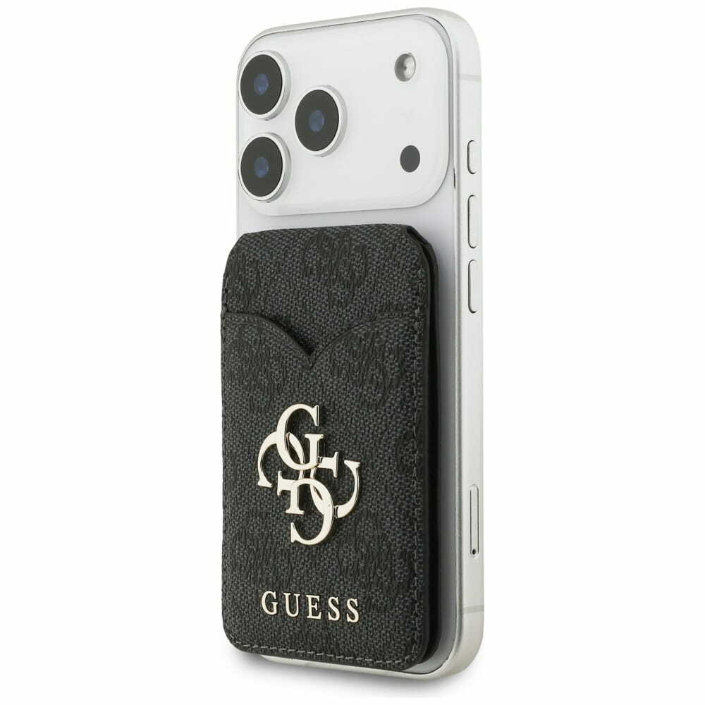 Zdjęcie do “Guess 2w1 4G Stand & Mirror Magsafe czarny - portfel”.