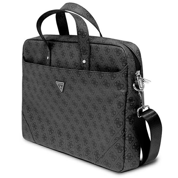 Zdjęcie do “Guess Saffiano 4G Triangle Logo czarny - torba Macbook 16"”.