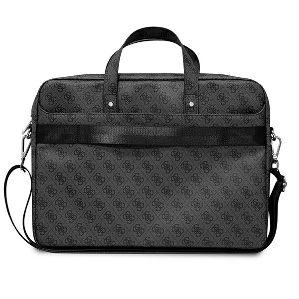 Zdjęcie do “Guess Saffiano 4G Triangle Logo czarny - torba Macbook 16"”.