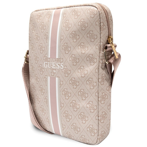 Zdjęcie do “Guess 4G Stripes Tablet Bag różowy - torba 10"”.