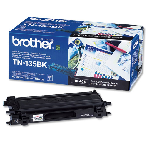Brother toner Black wyd. 5 000 str. do drukarek HL4040/4050/4070/DCP9040/9045/9440/9840 (TN135BK)
