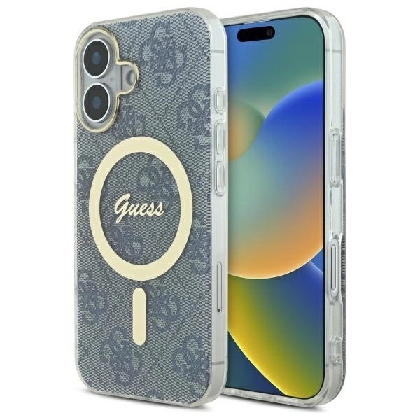 Zdjęcie do “Guess IML 4G MS niebieski - etui iPhone 16”.