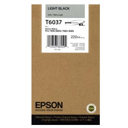 Epson tusz Light Black poj. 220 ml do drukarek Stylus Pro 7800/7880/9800/9880 (C13T603700)
