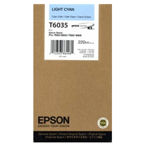 Epson tusz Light Cyan poj. 220 ml do drukarek Stylus Pro 7800/7880/9800/9880 (C13T603500)