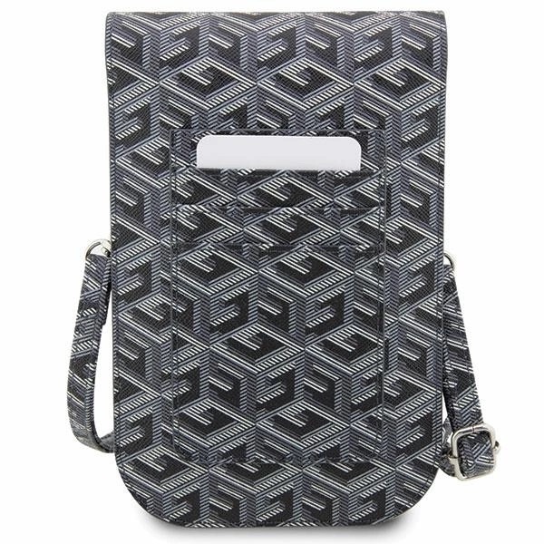 Zdjęcie do “Guess GCube Stripe czarny - torebka na smartfon”.
