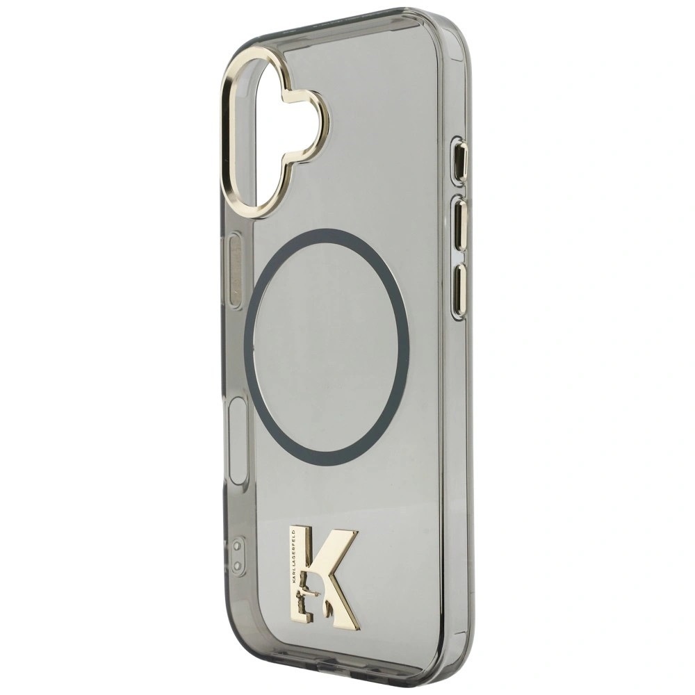 Zdjęcie do “Karl Lagerfeld IML K Head Logo MS czarny - etui iPhone 17”.
