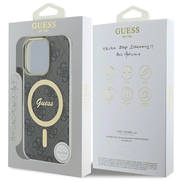 Zdjęcie do “Guess IML 4G MS czarny - etui iPhone 16 Pro Max”.