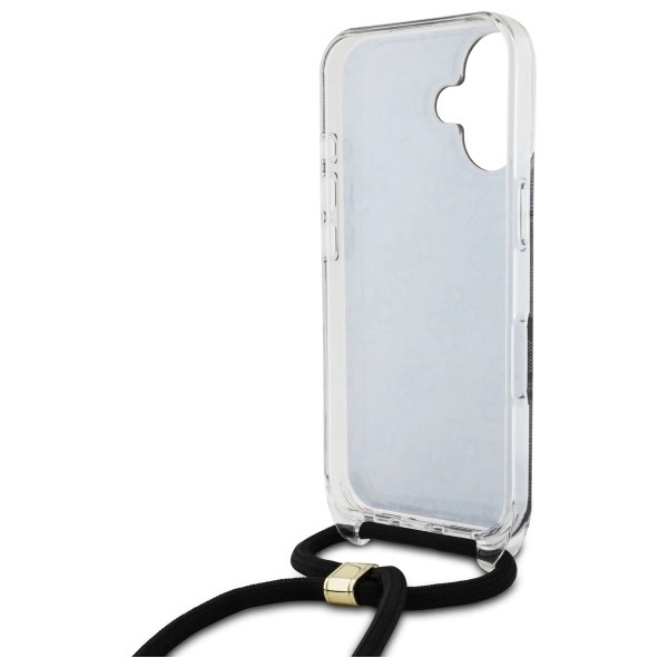 Zdjęcie do “Guess Crossbody Cord 4G Print czarny - etui iPhone 16”.