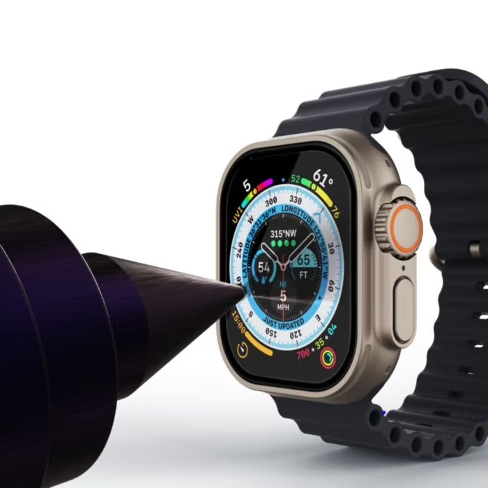 Zdjęcie do “JCPal iClara Tempered Glass EasyOn - szkło Apple Watch Ultra 1-3 49mm”.