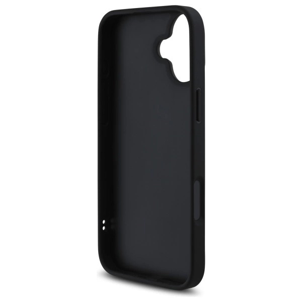 Zdjęcie do “Guess Quilted Metal Logo czarny - etui iPhone 16 Plus”.