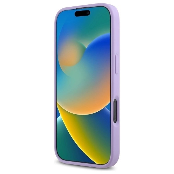 Zdjęcie do “Guess Saffiano MS fioletowy - etui iPhone 16 Pro Max”.