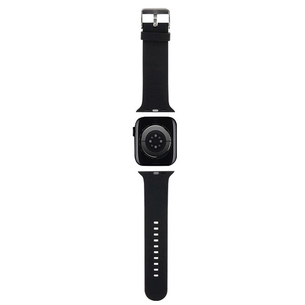 Zdjęcie do “Karl Lagerfeld 3D Rubber Choupette Head czarny - pasek Apple Watch 42/44/45/49mm”.