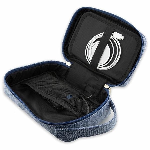 Zdjęcie do “Guess 4G Printed Stripes niebieski - torebka organizer”.