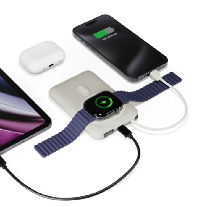 Zdjęcie do “Epico UltraPack 4in1 10000mAh Mag+ Watch szary - Powerbank”.