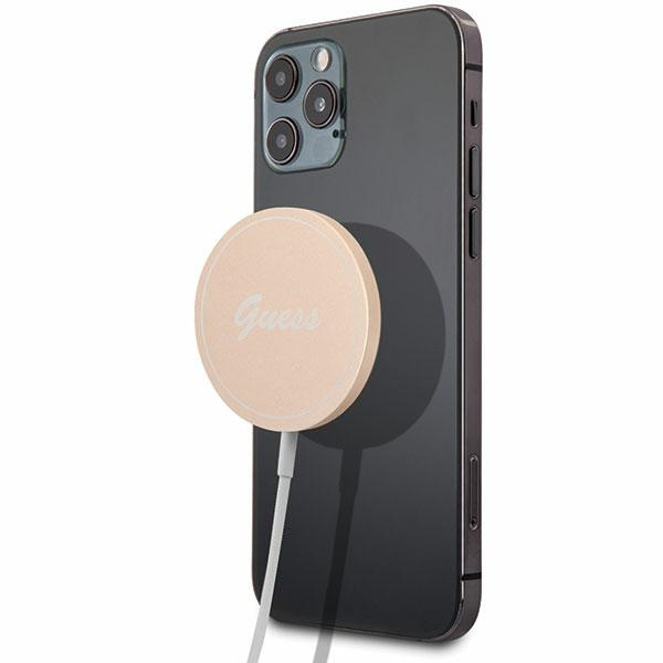 Zdjęcie do “Guess 15W MagSafe złoty - ładowarka indukcyjna”.