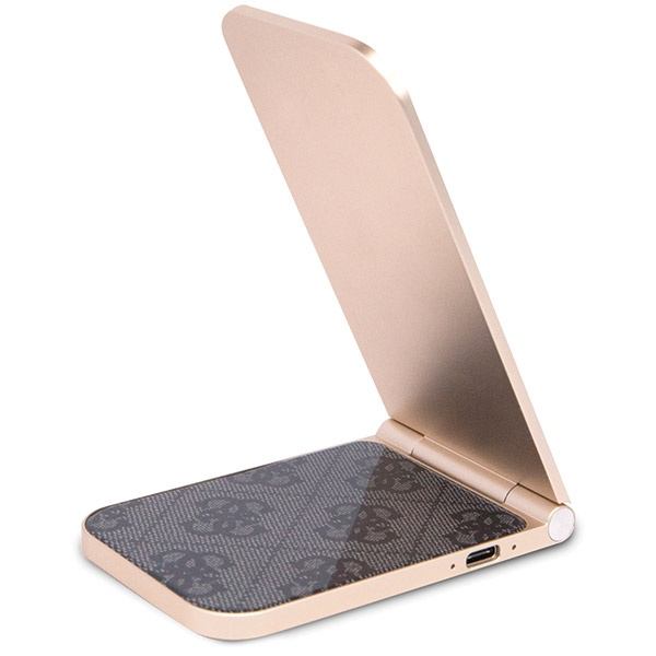 Zdjęcie do “Guess 4G Pattern 2w1 MagSafe 15W czarny - ładowarka indukcyjna”.