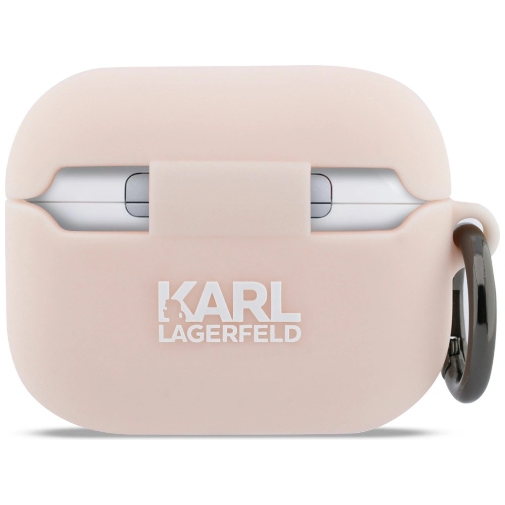 Zdjęcie do “Karl Lagerfeld Silicone Chaupette Head 3D różowy - etui AirPods Pro 3”.