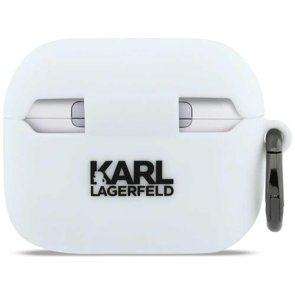 Zdjęcie do “Karl Lagerfeld Silicone Karl Head 3D biały - etui AirPods Pro 3”.