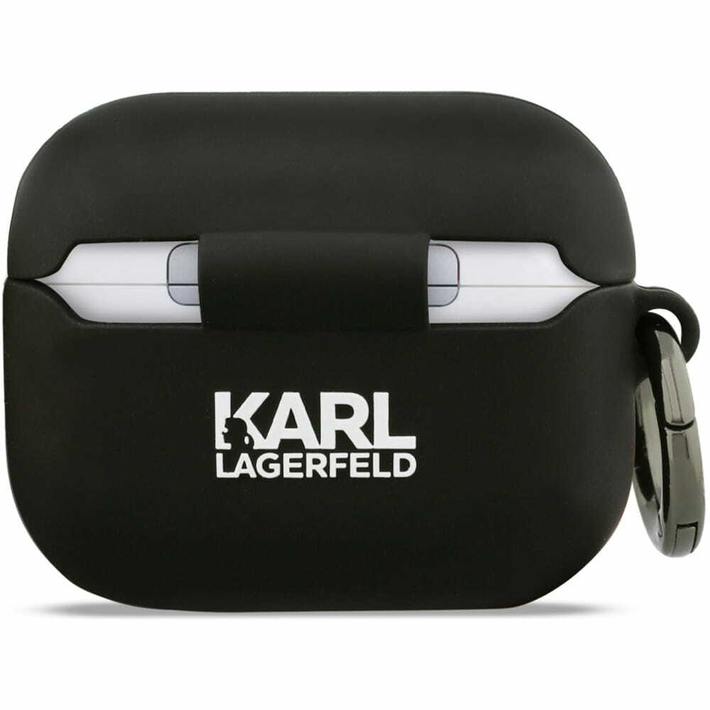 Zdjęcie do “Karl Lagerfeld Silicone Karl Head 3D czarny - etui AirPods Pro 3”.