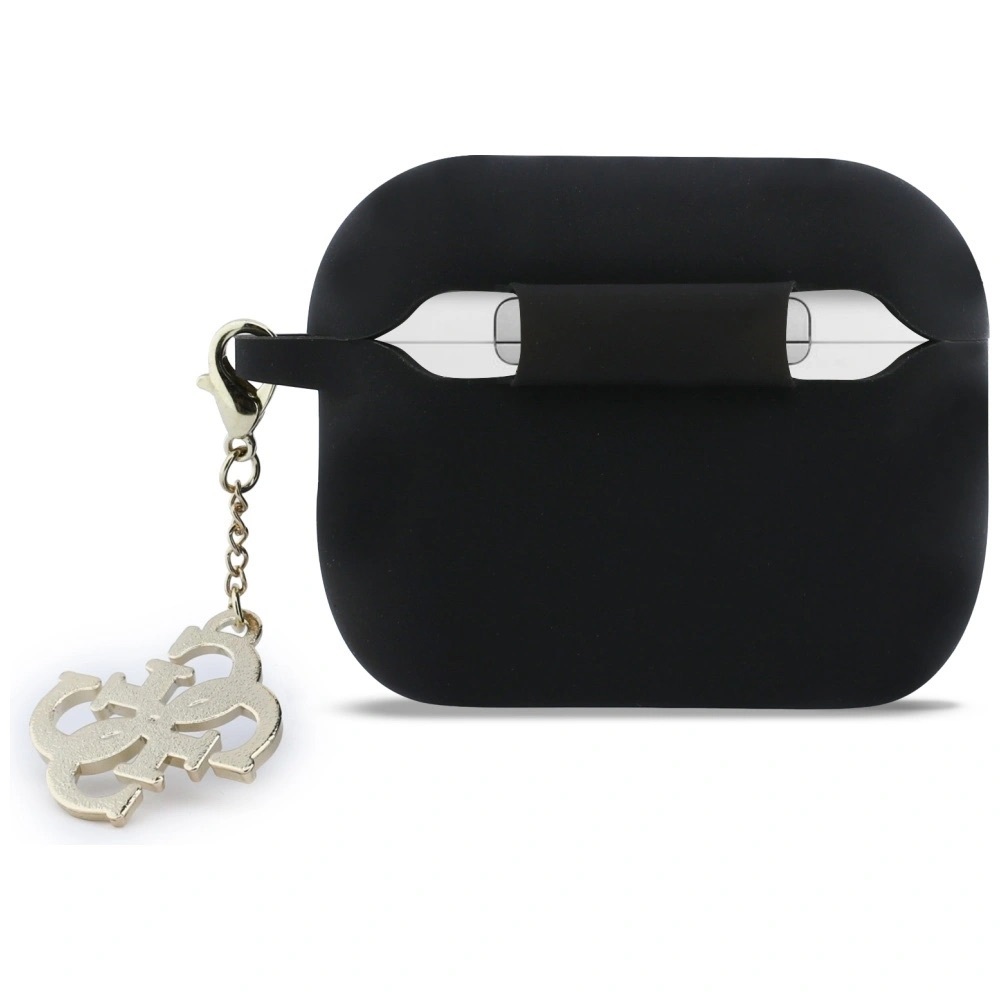 Zdjęcie do “Guess Silicone 4G Charm czarny - etui AirPods Pro 3”.