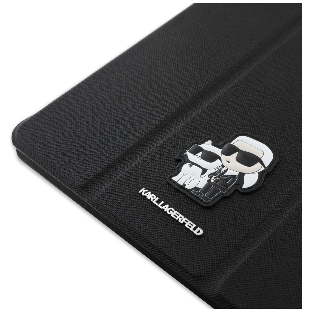Zdjęcie do “Karl Lagerfeld Saffiano Magnetic Karl &Choupette czarny - etui iPad Pro 11" (2024/2025)”.