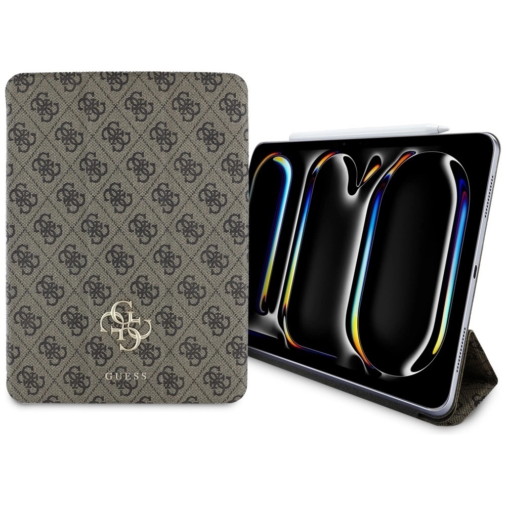 Zdjęcie do “Guess Magnetic 4G Big Logo brązowy - etui iPad Pro 11" (2024/2025)”.