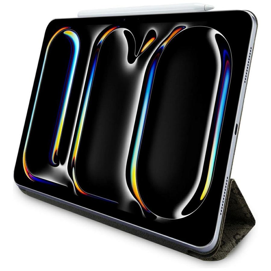 Zdjęcie do “Guess Magnetic 4G Big Logo brązowy - etui iPad Pro 13" (2024/2025)”.