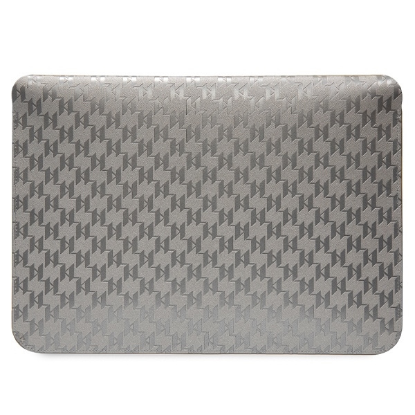 Zdjęcie do “Karl Lagerfeld laptop Sleeve Saffiano Monogram Choupette srebrny - pokrowiec Macbook 14"”.