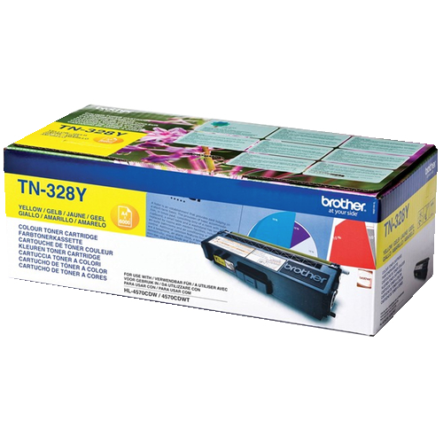 Brother toner Yellow wyd. 6 000 str. do drukarek HL-4150CDN/4570CDW (TN328Y)