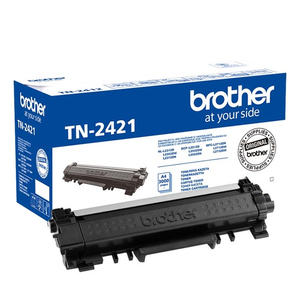 Brother TN-2421 toner czarny wyd. 3 000 str. do DCP-L2512D / DCP-L2532DW