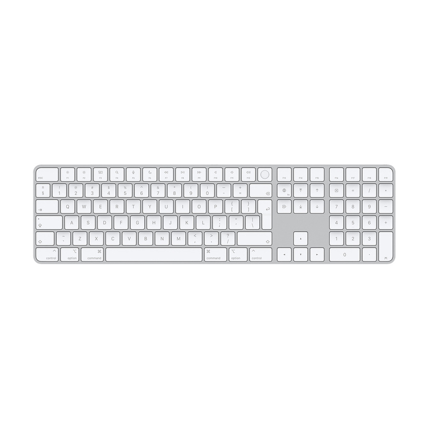 Apple Magic Keyboard z Touch ID i polem numerycznym klawiatura bezprzewodowa (srebrny)