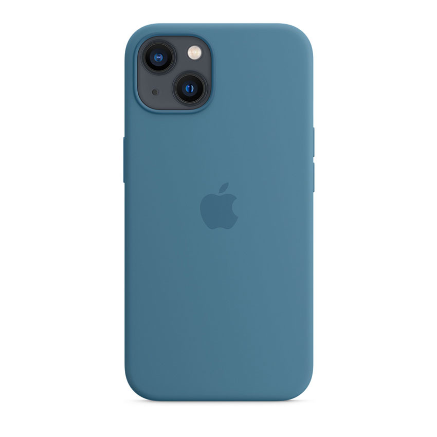 Zdjęcie do “Apple iPhone 13 Silicone Case with MagSafe – Blue Jay”.
