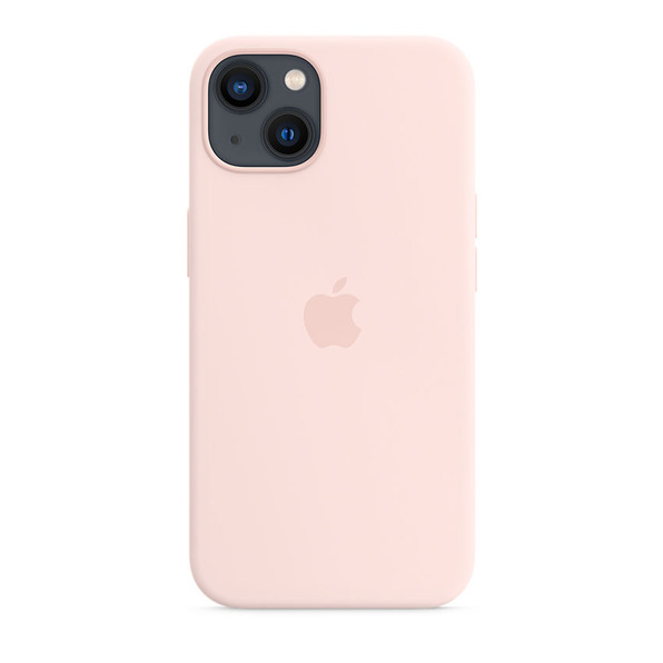 Apple Silicone Case etui z MagSafe do iPhone 13 (kredowy róż)