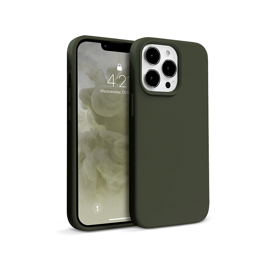 Crong Color Cover etui iPhone 13 Pro (zielony)