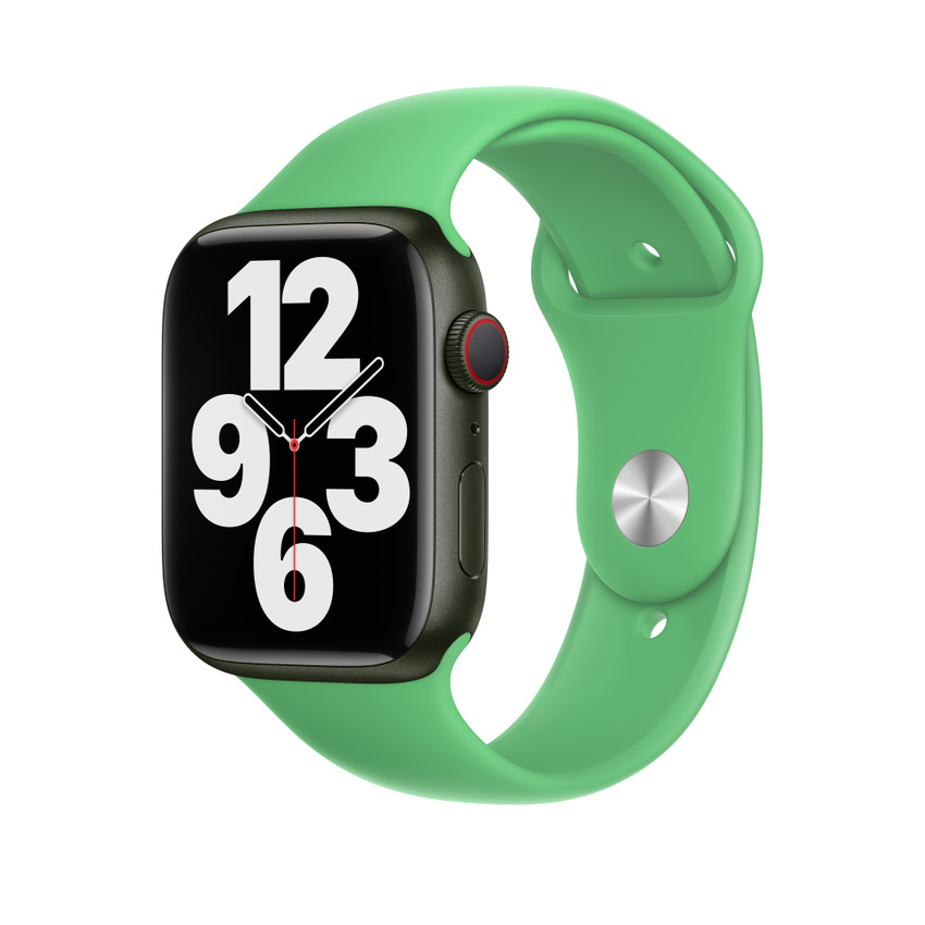 Apple Watch pasek sportowy w kolorze jasnozielonym do koperty 42/44/45 mm