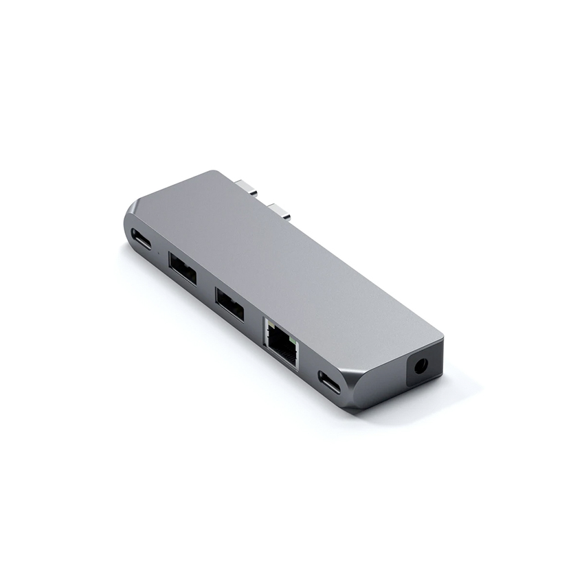 Satechi Pro Hub Mini USB-C/USB4/2xUSB-A/Audio 3.5mm jack/Gigabit Ethernet (gwiezdna szarość)