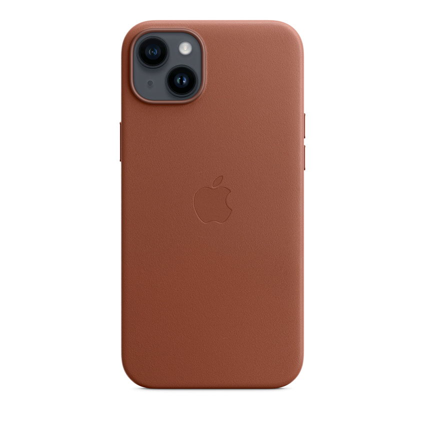Apple Leather Case etui z MagSafe do iPhone 14 Plus (umbra)