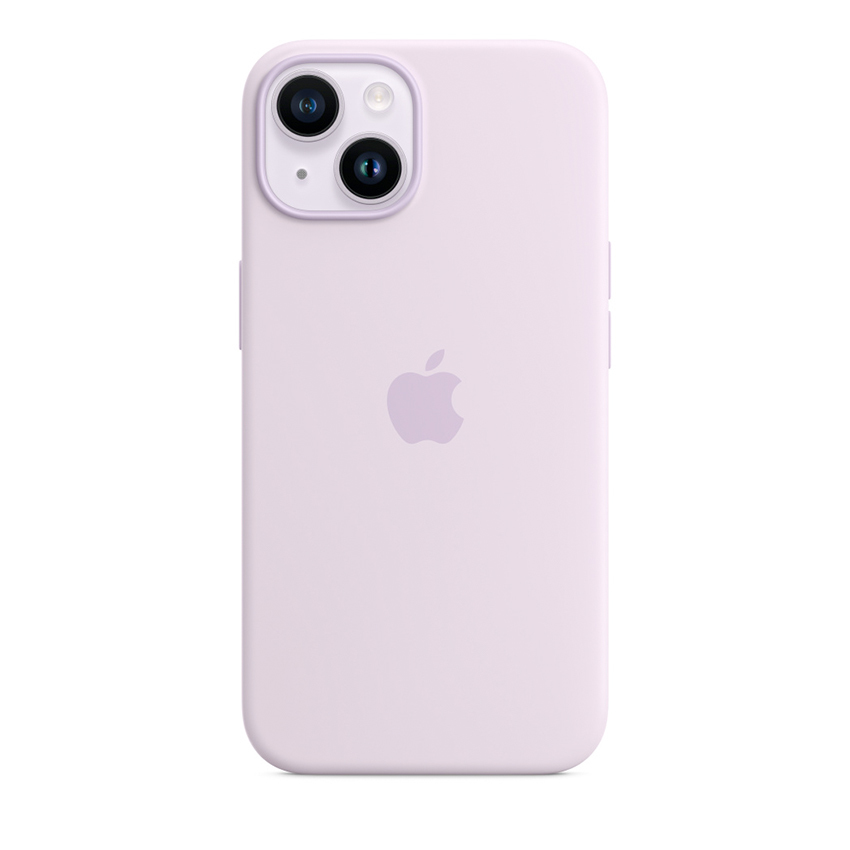 Apple Silicone Case etui z MagSafe do iPhone 14 (liliowy)