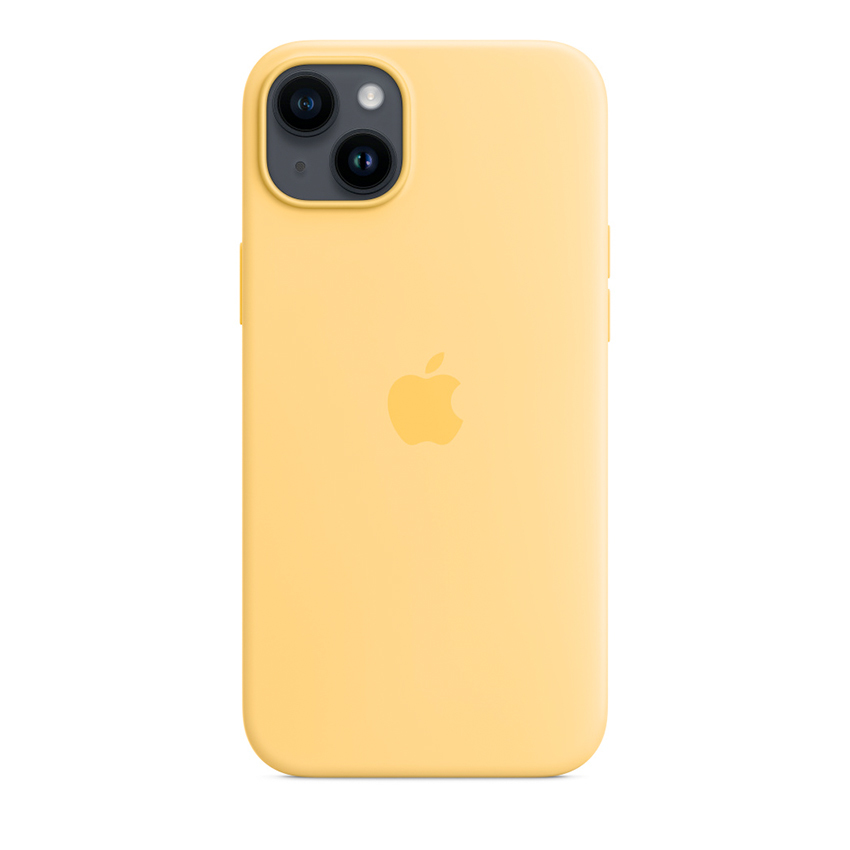 Apple Silicone Case etui z MagSafe do iPhone 14 Plus (bladożółty)