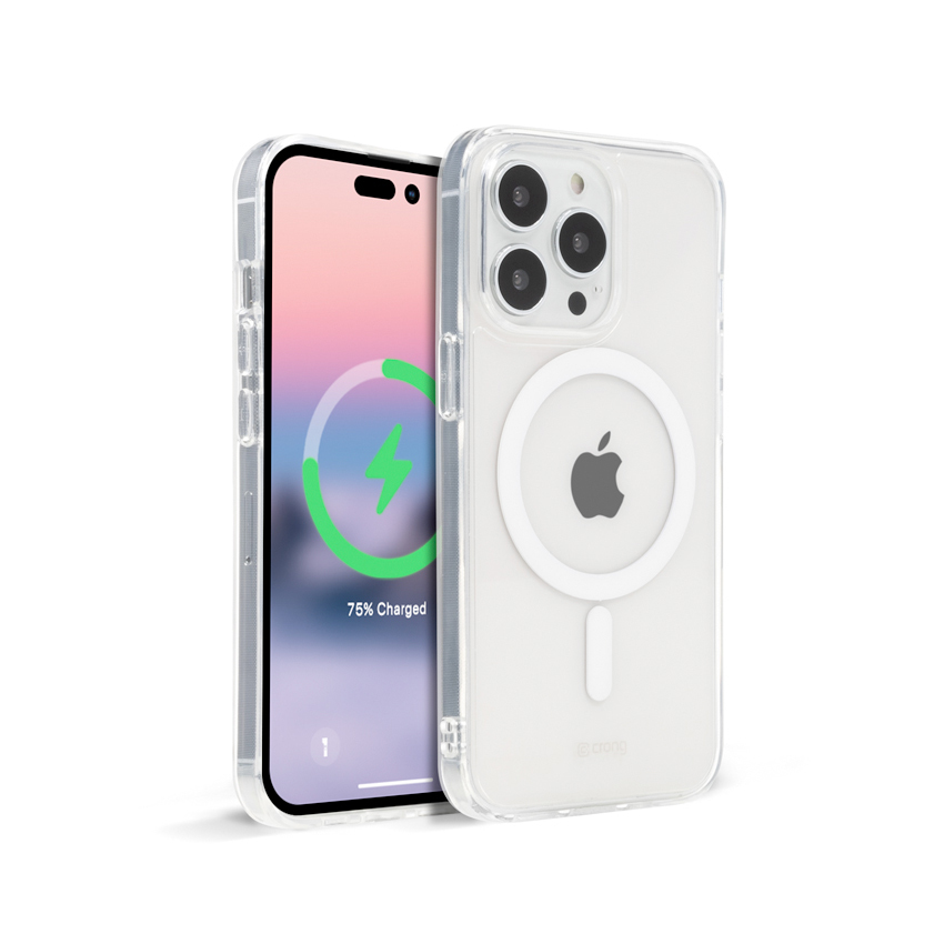 Crong Clear MAG Cover etui iPhone 14 Pro Max MagSafe (przezroczysty)