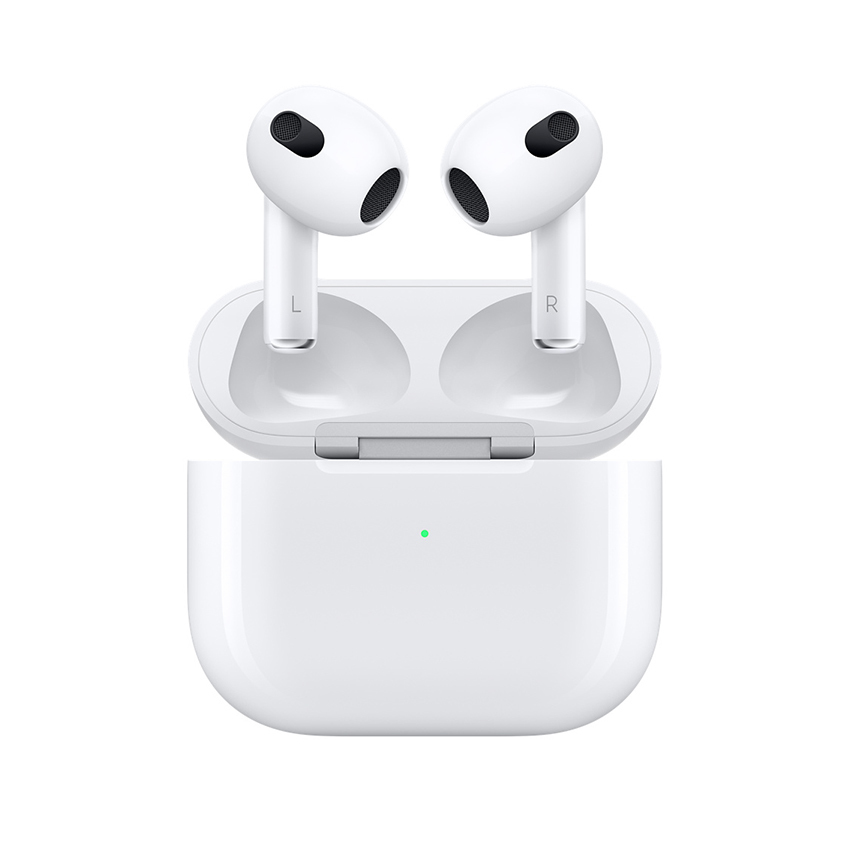 Apple AirPods (3. generacji) słuchawki z etui Lightning (białe) - nowy model