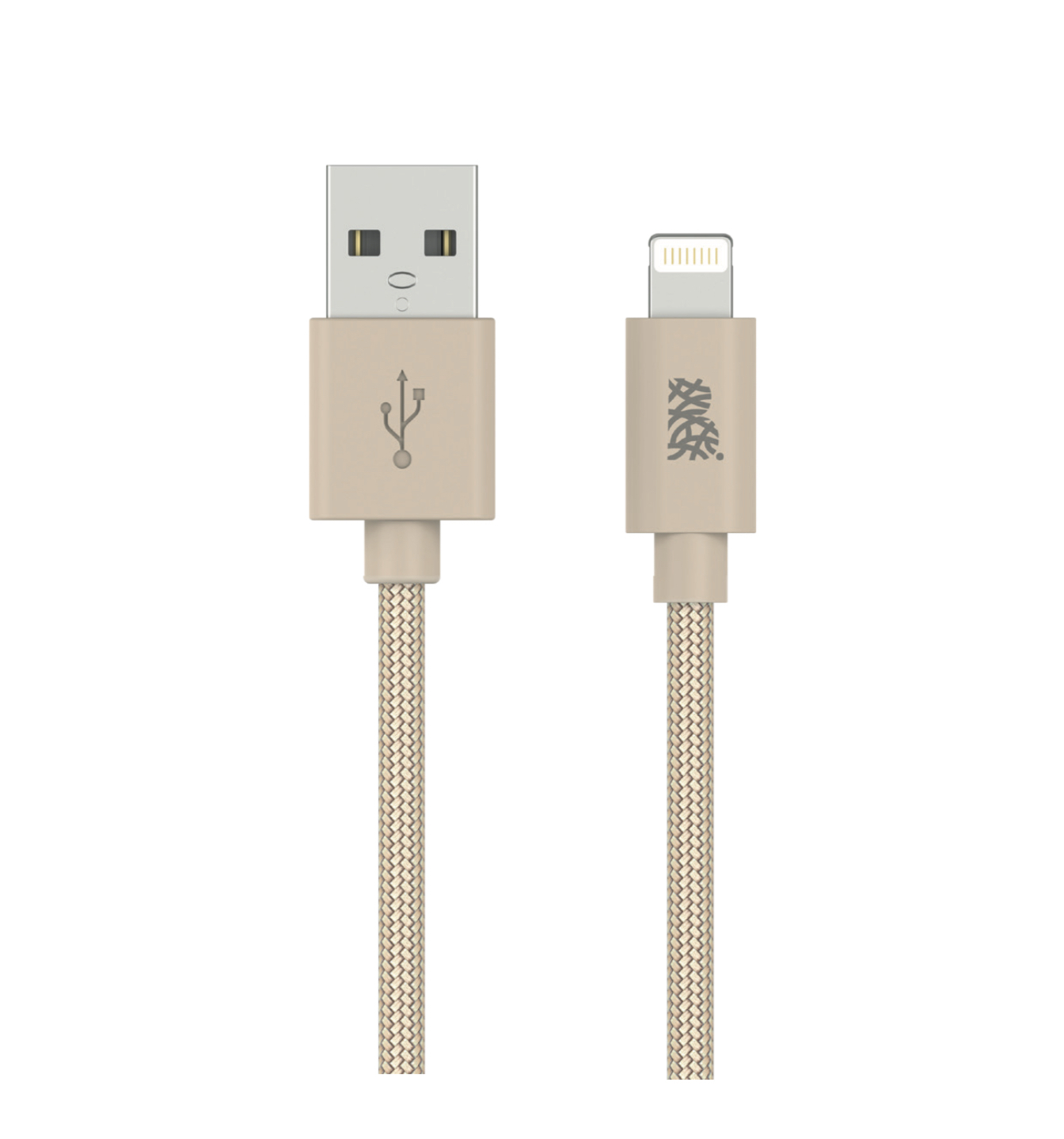B.On Cotton kabel USB-A/lightning 1.8 m (złoty)