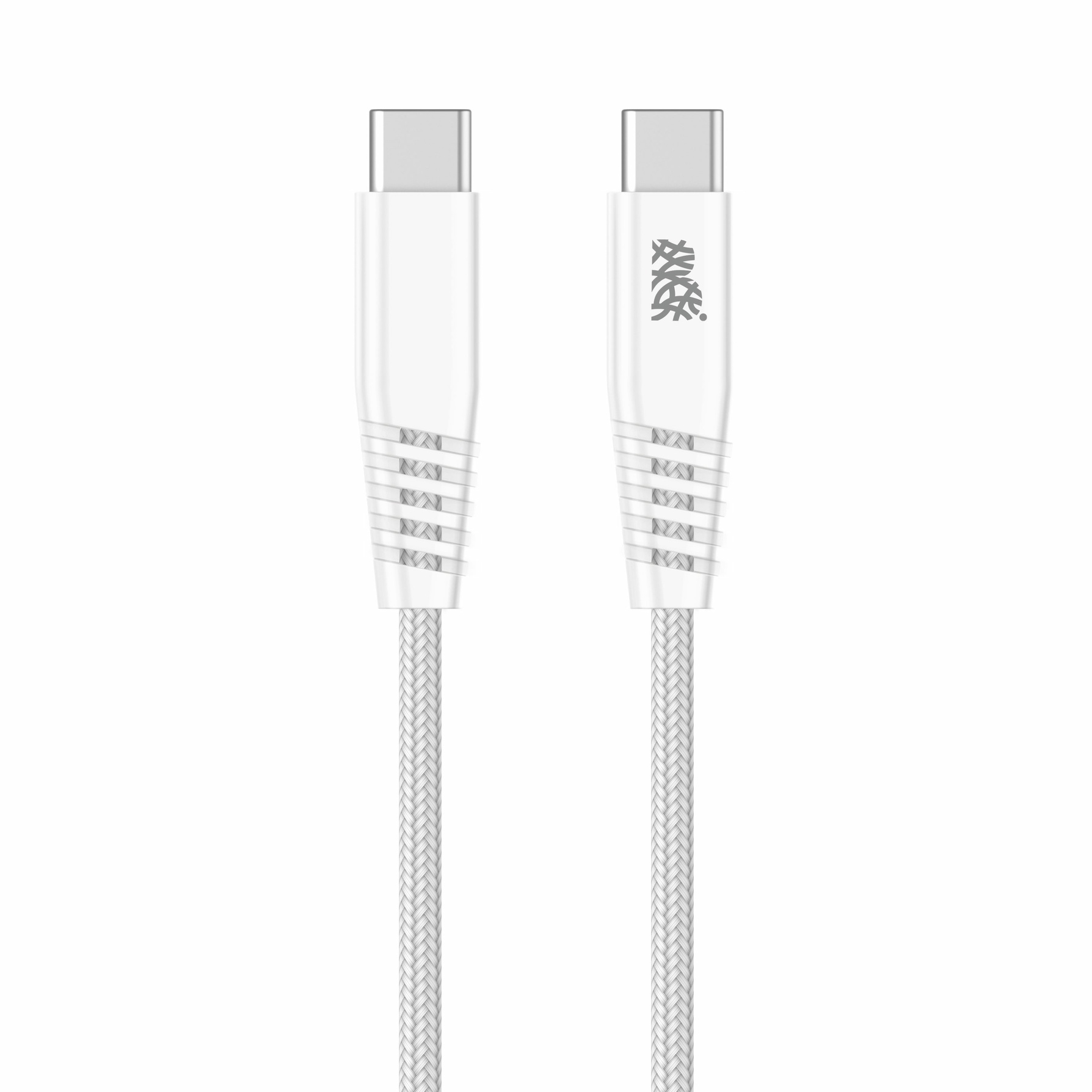 Zdjęcie do “B.On Cotton USB-C to USB-C 2m 80W White - kabel USB-C”.