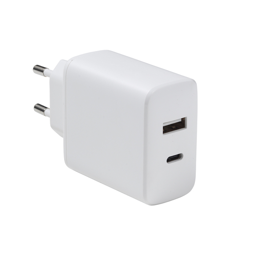 Zdjęcie do “B.On Home Charger 32W USB-C + USB-A - ładowarka sieciowa”.