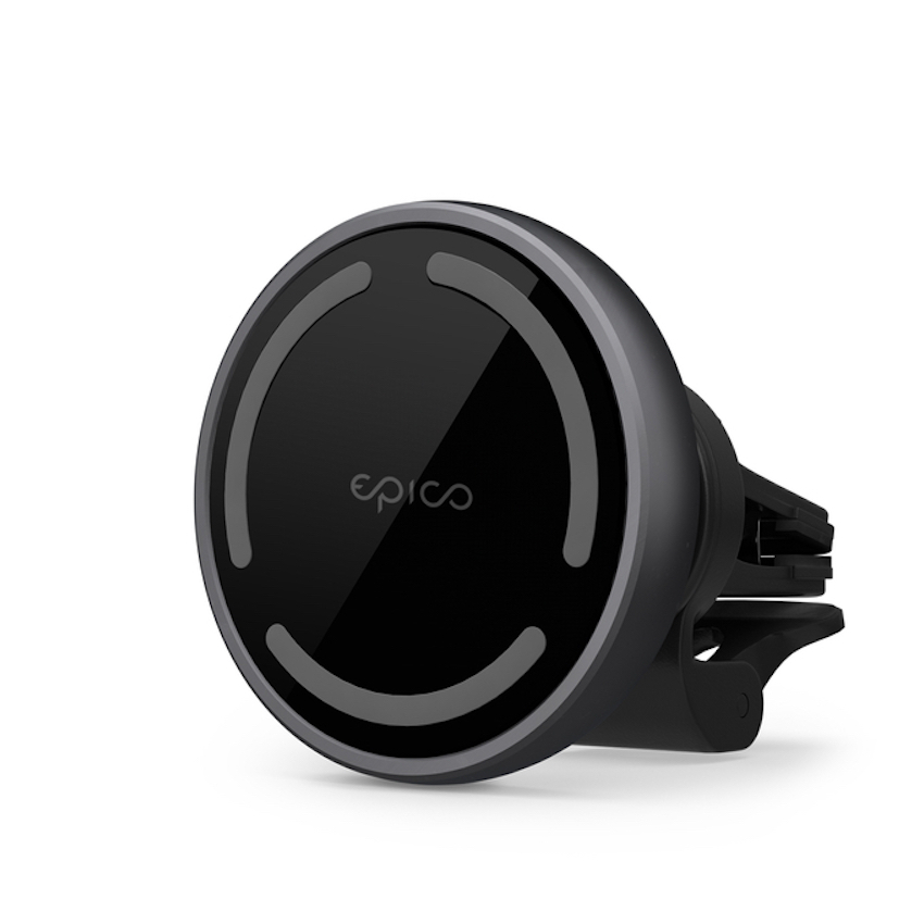 Zdjęcie do “Epico Magnetic Wireless Car Charger (MagSafe compatible) - uchwyt samochodowy”.
