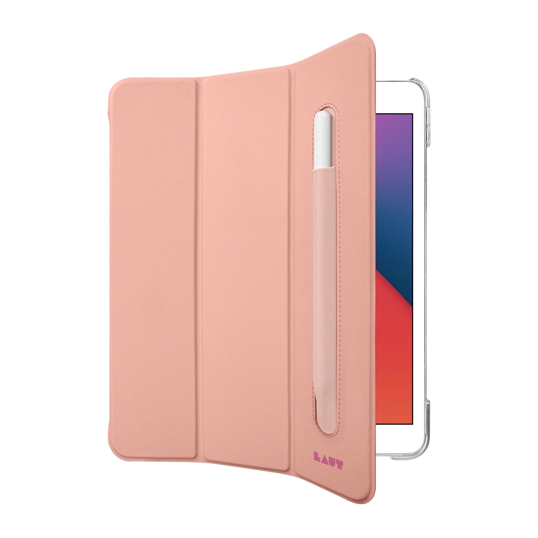 LAUT Huex Folio etui iPad 10.2'' (od 7. do 9. gen.) (różowy)