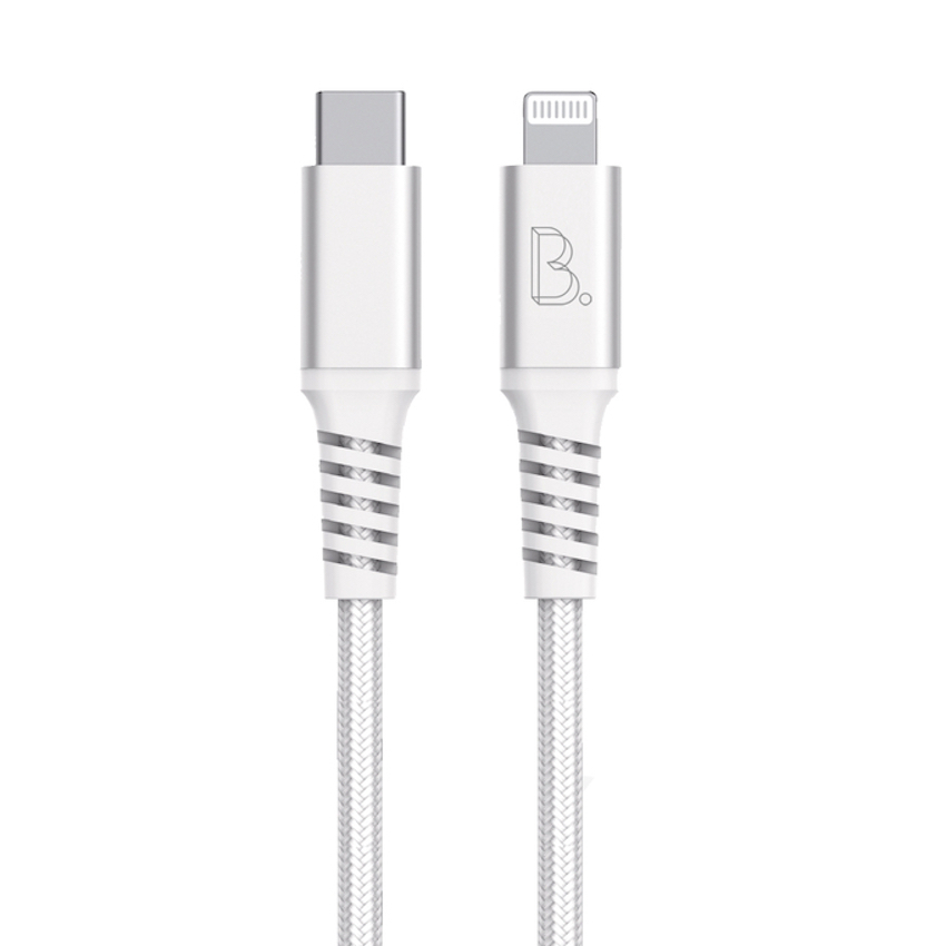 B.On Cotton USB-C Lightning 0,5m White - kabel lightning