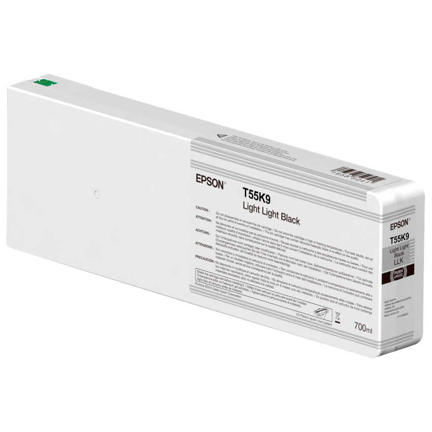 Epson atrament Singlepack LIGHT LIGHT BLACK T55K900 UltraChrome HDX/HD 700ml